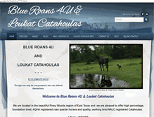 Tablet Screenshot of blueroans4u.com